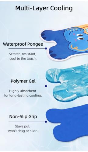 Cooling Mat 30" x 20", High Polymer Gel Cooling Pad for Pets Up to 45 lbs | Small Medium Pets Up to 45 lbs, Waterproof Cooling Bed, Scratch Resistant Pad, Non-Slip Bottom, Crate Kennel Travel Use - color: Green