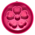 SodaPup Flower Design Enrichment Bowl – Durable Slow Feeder Bowl Made in USA from Non-Toxic, Pet-Safe, Food Safe Material for Mental Stimulation, Slowing Down Eating, Healthy Digestion, & More - color: Pink Flower Ebowl