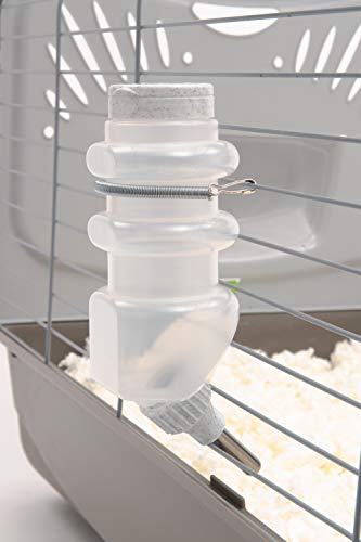 Lixit® Top Fill No Drip Water Bottles for Rabbits, Ferrets, Hamsters, Guinea Pigs, Rats, Chinchillas and Other Small Animals - Made in USA (Granite (Pack of 1), 16 Ounce) - color: Granite (Pack of 1), size: 16 Ounce