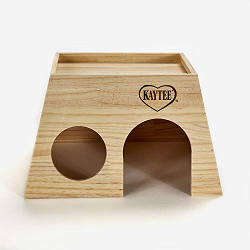 Kaytee Woodland Get-A-Way Extra Large, Brown - size: 14.0"L x 10.3"W x 8.3"H