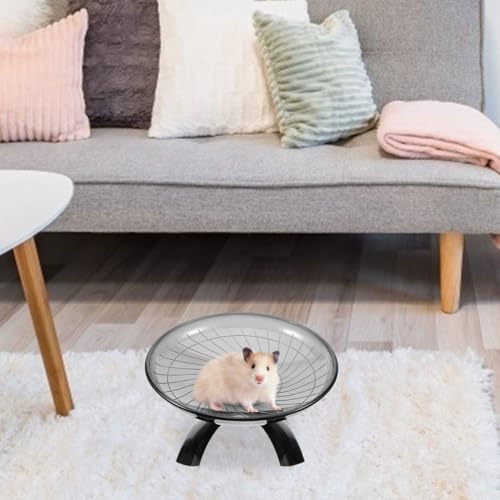BESPORTBLE Quiet Hamster Running Wheel Silent Exercise Wheel for Hamsters Hedgehogs and Chinchillas 12-Inch Plastic for Small Pets