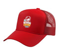 Hamster Bedding Change Day Trucker Hat with Adjustable Mesh Back - color: Red