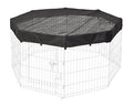 MidWest Homes for Pets Octagon Exercise Pen Fabric Mesh Top