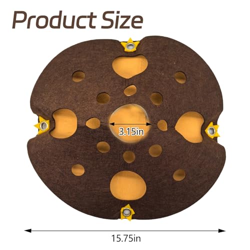 Hamster Tunnel Syrian Hamster Hideout Maze Cage Accessories with Chew Toys for Gerbils Dwarf Mouse - size: Large