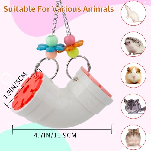Hedgehog Toys for Hedgehogs to Play with, Foraging Toys for Hedgehogs, Hanging Slow Feeder Enrichment Toy Puzzle Supplies Cage Accessories for Rat, Hamster, Rabbit, Parakeets