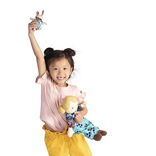Manhattan Toy Playdate Friends Ollie Machine Washable and Dryer Safe 14 Inch Doll with Companion Stuffed Animal - style: Ollie