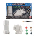 Minecraft Paint Your Own Figurines Craft Kit for Kids, 2 Ceramic Figures | Minecraft Wolf & Creeper Painting Art Set, 6 Paints, 2 Brushes, DIY Arts & Crafts, Paint Set, Coloring for Kids - style: Minecraft: Creeper and the Wolf