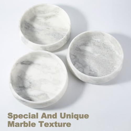 Karibiber Grey Marble Dog Bowl, 6lbs Non-Slip,Non-Tipping Heavy Dogs Food Bowl, Large Dog Dish, Weighted Food and Water Bowls for Large Dogs, Natural Marble, Easy to Clean, Holds 6 Cups - color: Grey, size: L