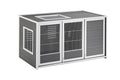 New Age Pet ECOFLEX Cozy Critter Chateau, Small Animal Hutch, 7.6 Sq Ft Living Space