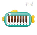 Baby Musical Piano Toys for Toddler age1-3, Busy Board with Music & Light, Birthday Toy for Infant Toddler 1-3 Years and Older Boy Girl Gifts (Green-Fish) - color: Green-fish