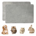 PINVNBY 2 PCS Washable Guinea Pig Cage Liner, Washable Pee Pads for Rabbit Waterproof Reusable Guinea Pig Mat Fast and Super Absorbent Bedding for Small Animals Rabbit Chinchillas (31.4'' × 42.2'' )