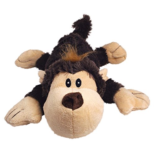 KONG Cozie Funky Monkey, Squeaky Plush Dog Toy, for Medium Dogs - size: Medium, style: Spunky the Monkey