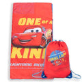 Jay Franco Disney Pixar Cars One of A Kind Slumber Sack - Cozy & Warm Kids Lightweight Slumber Bag/Sleeping Bag - Featuring Lighting McQueen - color: Red - Cars