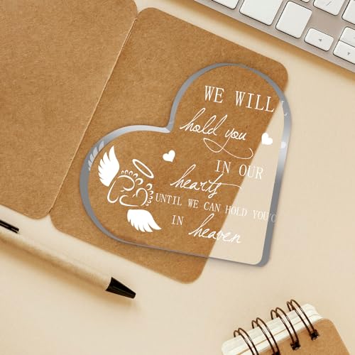 Miscarriage Gifts for Mom, Miscarriage Acrylic Keepsake for Loss Infant Baby, Pregnancy Loss Gifts, Loss of Baby Memorial Home Decorations, Sympathy Gifts for Parents - color: Miscarriage Gifts 003