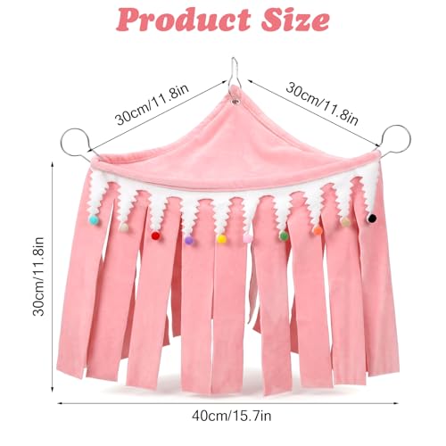 Guinea Pig Hideout, Guinea Pig Cage Accessories | Three-Sided Fringes Pets Corner Hideout for Guineas Pigs for Guineas Pigs, Bunny, Chinchilla, Hamster, Rabbit