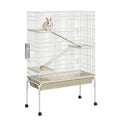 4-Tier Guinea Pig Cage, 55" H Large Nation Cage with Water Bottle, Bowl, Deep Tray, Metal Small Animal Cages On Wheels for Chinchillas, Guinea Pigs, Rabbit, Rat, Sugar Glider - size: 55" H