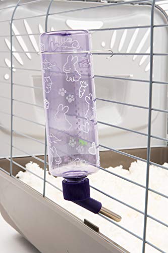 Lixit Standard Cage Water Bottles for Rabbits, Ferrets, Guinea Pigs, Hamsters, Rats, Mice and Other Small Animal's (16 Ounce, Clear Pack of 2) - color: Clear Pack of 2, size: 16 Ounce