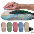 Ergonomic Raised Mouse Pad Wrist Support with Bilateral Slope Memory Foam Mousepad for Wrist Rest and Carpal Tunnel Pain Relief 11.8x7.9〃Blue Marble - color: Blue Marble