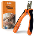 Nail Clipper for Small to Medium Pets, Quick Sensor Safety Guard | Heavy Duty Trimmer for Thick Nails, Stainless Steel Blades, Grooming Tool for Dogs & Cats, Non-Slip Handle Built-in Nail File - size: Small