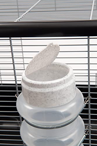 Lixit® Top Fill No Drip Water Bottles for Rabbits, Ferrets, Hamsters, Guinea Pigs, Rats, Chinchillas and Other Small Animals - Made in USA (Granite (Pack of 1), 44 Ounce) - color: Granite (Pack of 1), size: 44oz