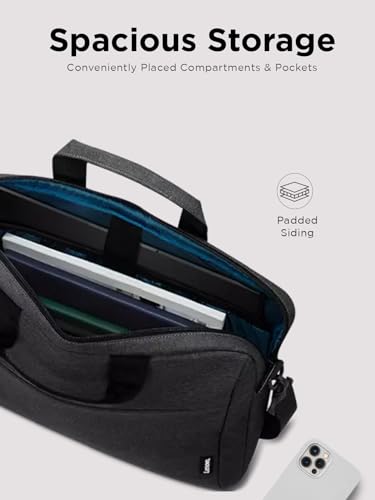 Lenovo Laptop Bag T210, Messenger Shoulder Bag for Laptop or Tablet, Sleek, Durable & Water-Repellent Fabric - size: 15.6 inch (Pack of 10)