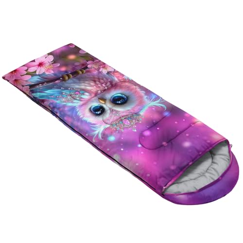 AILONEN Mermaid Scales Print Camping Sleeping Bag,Lightweight & Waterproof,3 Season Warm & Cool Weather,Portable Bags for Girls Women Travelling,Outdoors - color: H48