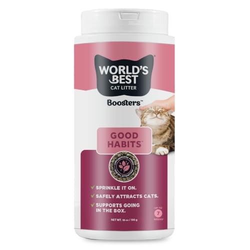 World's Best Cat Litter Boosters Good Habits Additive, 18 oz Canister - size: 18oz