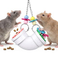 Rat Enrichment Foraging Toy Wide Opening for More Treats | Slow Feeder Hanging Fancy Cage Puzzle Toy for Rats Mice Birds Inspires Foraging Instincts to Relieve Boredom and Keep Healthy