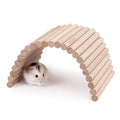 Niteangel Hamster Climbing Ladder Wooden Suspension Bridge for Guinea Pigs Rats Hedgehog Gerbils Mouse Sugar Glider and Other Small Animals (Small) - size: 11.4" x 5.9"