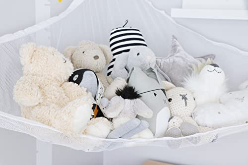 Dreambaby Jumbo Toy Storage Corner Hammock Net Organizer - 6 ft Long - Holds up to 30lbs Maximum Weight - Model L693