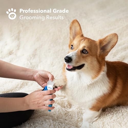 LED Large Dog Nail Clippers with Quick Sensor, Light, and Safety Guard, Pet's Sharp Toenail Cutter and File - size: LED - Large/Medium