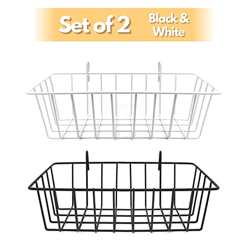 Rabbit Hay Feeder - 2Pcs Metal Hay Holder for Bunny & Guinea Pig | Grass Rack for Chinchilla Cage, Reduce Mess, Feeding Accessory for Small Animals, 9x4x3 Inch