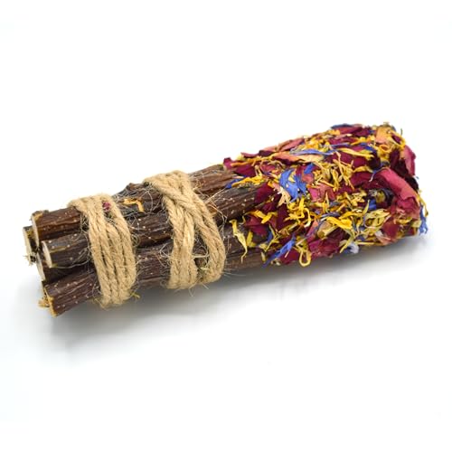 Oxbow Apple Stick Bouquet, Rabbit & Guinea Pig Toys, Bunny Enrichment Toys | Rabbit Chew Toys, Guinea Pig Enrichment, Guinea Pig Chew Toys, Rabbit Enrichment, Natural Materials, Small Pet Accessories