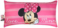 Jay Franco Disney Minnie Mouse Love Body Pillow Cover 20x54 Inch | Super Soft Microfiber, Reversible, Zipper Closure, Cover Only, Machine Washable Kids Room Decor, Officially Licensed - color: Pink