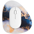 Rimilak Small Mouse Pad 6 x 7 Inch, Irregular Mini Mouse Pad with Non-Slip Rubber Base, Waterproof Compact Mouse Mat for Laptop Computer Wireless Mouse Keyboard Home Office Travel, Blue Marble - color: Blue Gradient Marble, size: 7L x 6W inches