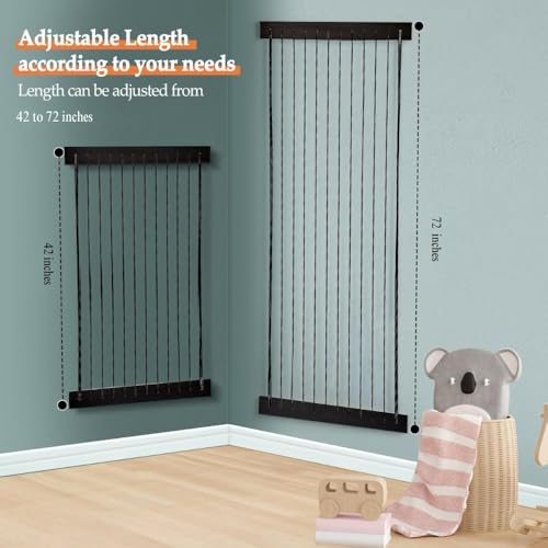 Stuffed Animal Storage Wooden Soft Toy Storage for Kids Room，Wall Mount Door Hanging Stuffed Animal Toy Organizer Shelf for Nursery Play Room Black -Patent - color: Black Board+Black Rope