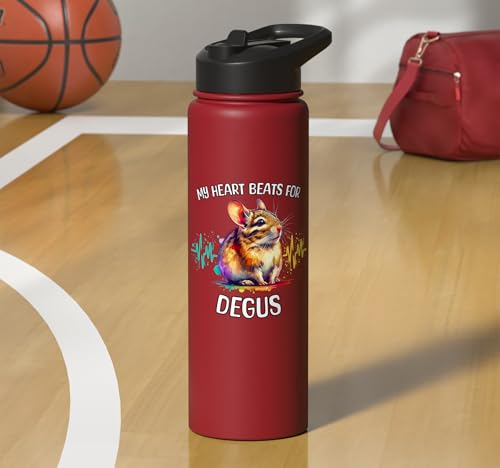 Degu ECG Degu Stainless Steel Insulated Water Bottle - color: Red