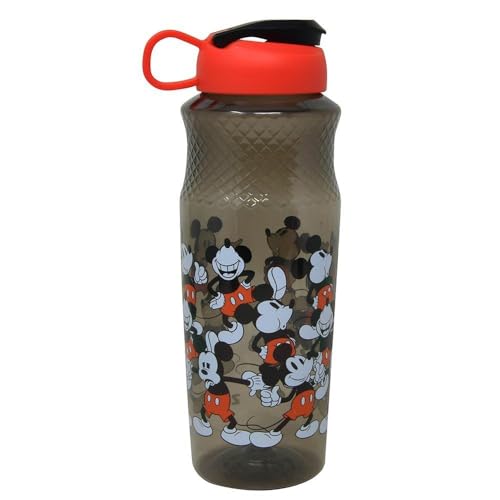 Disney Mickey Mouse Water Bottle for Kids, Boys School Supplies Bundle with Reusable Canteen Plus Stickers and More | Mickey Water Bottle Set