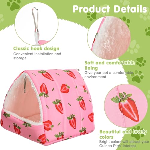AceOrbit 6 Pcs Guinea Pig Hideout Small Tunnel 7.5 Inch Washable Hamster Bed Animal Cage Accessories for Chinchilla Rabbit Hedgehogs Ferrets to Digging Chewing(Classic Color,Vivid Patterns) - color: Classic Color