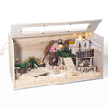 Pine Small Animals Houses&Habitats Chewproof, 32" Pine Guinea Pig Cage Hamster Cage for Small Animals (32" Medium, Normal) - size: 32.0"L x 15.8"W x 15.8"H