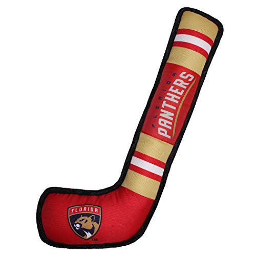 NHL Florida Panthers Stick Toy for Dogs & Cats. Play Hockey with Your Pet with This Licensed Dog Tough Toy Reward! - color: Florida Panthers, style: NHL Dog Tug Toy