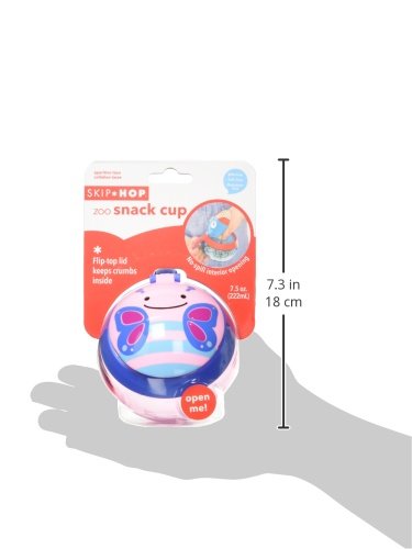 Skip Hop Baby Snack Container, Mealtime Snack Cup, Butterfly - color: Butterfly, size: 1 Count (Pack of 1)