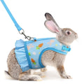 Bunny Harness and Leash Set,Cute Rabbit Harness Small Pet Mesh Vest Blue S | Bunny Rabbit Harness Leash Set Guinea Pig Mesh Vest Escape Proof Walking Puppy Small Animal Pets Rat Squirrel Ferret S - color: Blue, size: S(Young Rabbit)2 months old