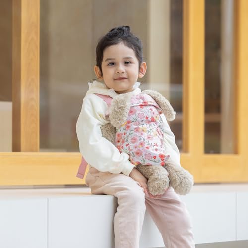 GAGAKU Baby Doll Carrier for Little Girls Baby Carrier for Dolls Reborn Baby Doll Carrier Toddlers 3 Years Old Babydoll Carrier - Pink Rose of Sharon - color: 1_pink Rose of Sharon