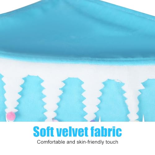 Guinea Pig Corner Hideout, Hanging Ferrets Habitat Hideaway, 3-Side Small Animal Hammock Toy for Hamsters, Squirrels, Chinchillas, Rabbits, Hedgehogs - color: pink