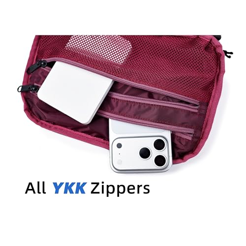 Accessories Bag & Tech Pouch | Organizer for Cables, Electronics & Everyday Essentials, Water-Repellent, Dual-Sided Padded - color: Valkyrie