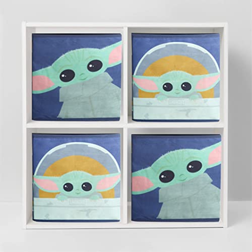 Idea Nuova Star Wars The Mandalorian,The Child Set of 2 Durable Storage Cubes with Handles - color: Star Wars The Mandalorian