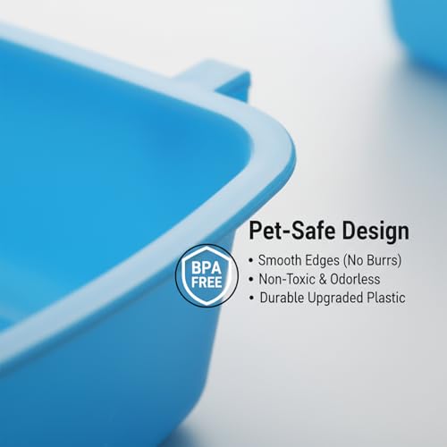 Chicken Guinea Pig Food Bowl, 4.7 * 2.8 in Rabbit Feeder Waterer Guinea Pig Bowl Bunny Water Bowls Feeder Clip-On Wire Cage Bowls for Cat Dove Puppy Bird Bath Basin Hamster Bed Kitten(3 PCS)