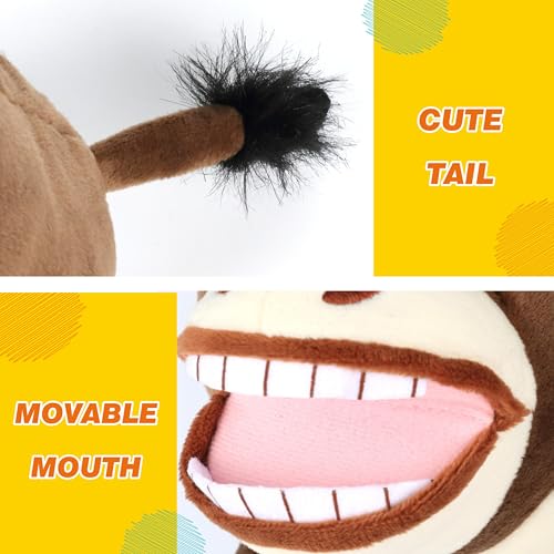Easfan Donkey Hand Puppet with Movable Mouth Plush Toy for Kids 13" | Role play preschool teaching, cute stuffed animal, creativity imagination, Easter Christmas birthday holiday gift - style: Donkey