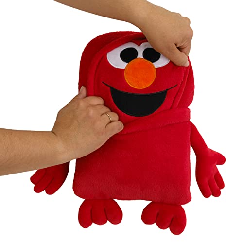 NoJo Sesame Street Come and Play Red Elmo Super Soft Character Shaped Toddler Blanket - color: Sesame Street Red Elmo